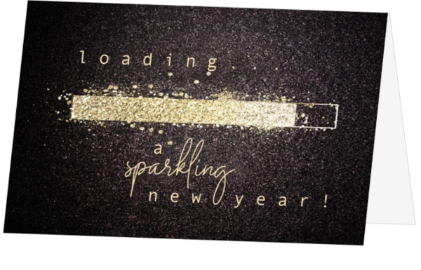 Mix & Match Kerstkaart - Loading the New Year