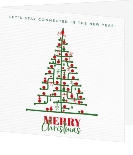 Mix & Match Kerstkaart - Stay connected